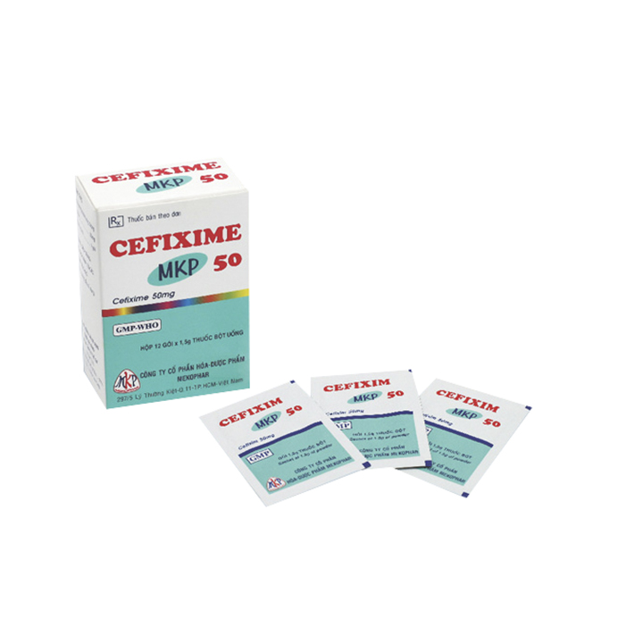 Thuốc Cefixim MKP 50mg (hộp 12 gói) - Nhà thuốc Golden Mouse