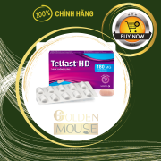Telfast HD 180mg trị viêm mũi dị ứng, mề đay vô căn mạn tính
