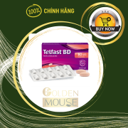 Thuốc Telfast BD 60mg Sanofi điều trị viêm mũi dị ứng, mày đay hộp 30 viên