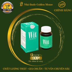 Viên nang WIT For Your Eyes Ecogreen tăng cường thị lực, giảm mờ và nhòe mắt (60 viên)