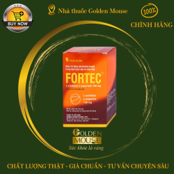 Thuốc Fortec United tăng ammoniac huyết trong bệnh gan cấp và mãn tính (5 vỉ x 10 viên)