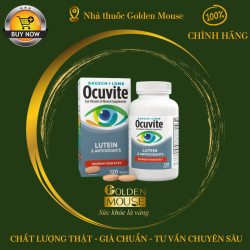 Viên uống bổ mắt Ocuvite Bausch+Lomb with Lutein & Antioxidants 120 viên