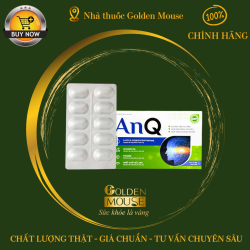 Viên Uống Ngủ Ngon AnQ Cải Thiện Mất Ngủ, Giúp Ngủ Sâu, Dưỡng Tâm, An Thần, Tăng Cường Trí Nhớ, Hộp 20 Viên
