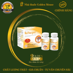 Viên uống Nattospes Á Âu hỗ trợ giảm nguy cơ hình thành và làm tan cục máu đông (180 viên)