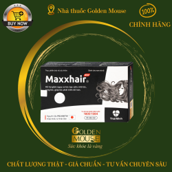 Viên uống Maxxhair New Thái Minh hỗ trợ tóc mọc chắc khỏe và giảm nguy cơ rụng tóc (3 vỉ x 10 viên)