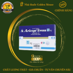 Aricept Evess 5mg trị Alzheimer, sa sút trí tuệ (2 vỉ x 14 viên)