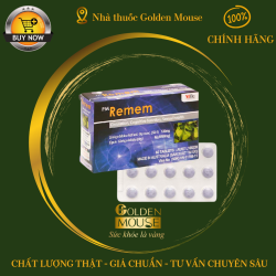 PM Remem trị suy tuần hoàn não, di chứng tai biến mạch máu não (4 vỉ x 15 viên)