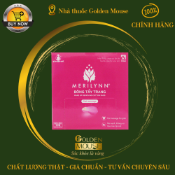 BÔNG TẨY TRANG MERILYNN 120 PCS
