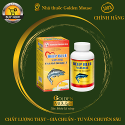 Dầu cá Deep Blue Natural Fish Oil Omega 3, hỗ trợ bổ sung DHA, EPA