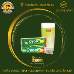 Viên sủi thanh nhiệt giải độc, tăng cường sức khỏe OSCAR hộp 1 tuýp 10 viên