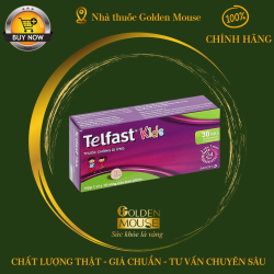 Telfast Kids 30mg trị viêm mũi dị ứng, mày đay cho trẻ em