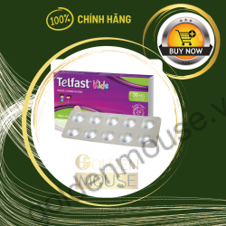 Telfast Kids 30mg trị viêm mũi dị ứng, mày đay cho trẻ em