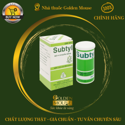 Thuốc Subtyl Mekophar điều trị tiêu chảy, viêm ruột (lọ 20 viên)