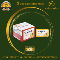 Viên ngậm Strepsils Soothing Honey & Lemon giảm đau họng (50 gói x 2 viên)