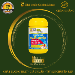 Viên nhai Nature's Way Kids Smart Vita Gummies Omega-3 DHA Fish Oil (60 viên)