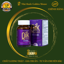 Viên uống Qik Hair for Women giúp kích thích mọc tóc cho nữ, giảm rụng tóc