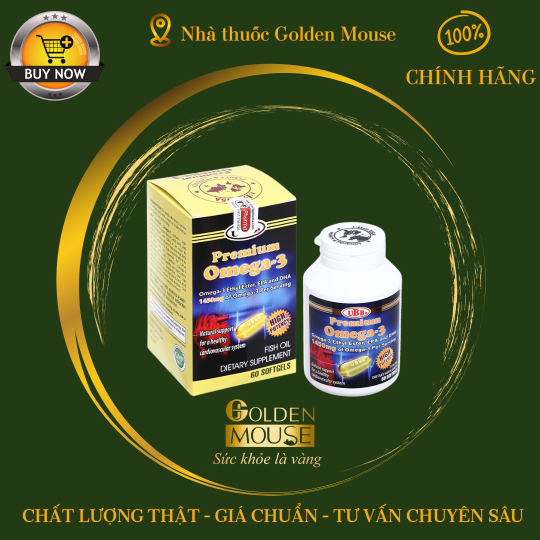 Thực phẩm bảo vệ sức khỏe UBB® Premium Omega 3 (60 Viên)