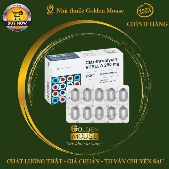 CLARITHROMYCIN STELLA 250MG