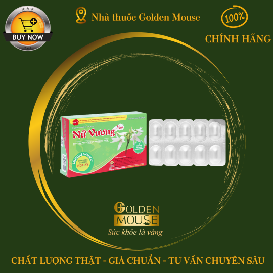 Viên nén Nữ Vương Vinh Gia hỗ trợ làm giảm nguy cơ viêm âm đạo, cổ tử cung (3 vỉ x 10 viên)