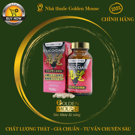 Viên nang tảo Mozuku Fucoidan Nozomi 150 viên