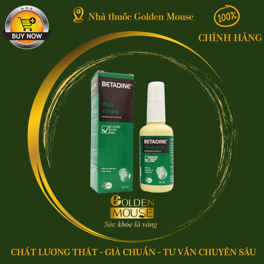 BETADINE XỊT HỌNG
