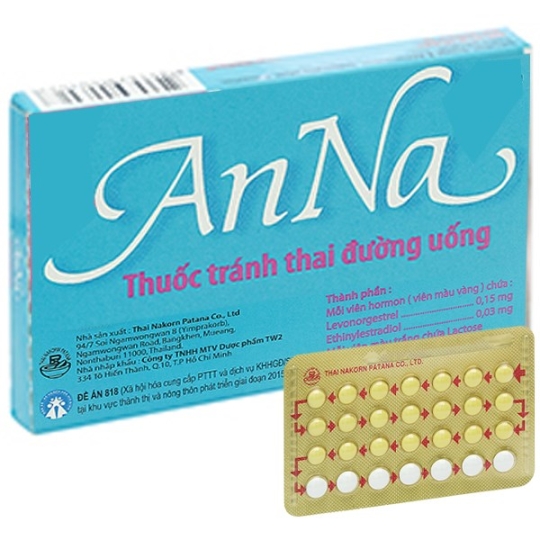 Thuốc tránh thai hàng ngày AnNa