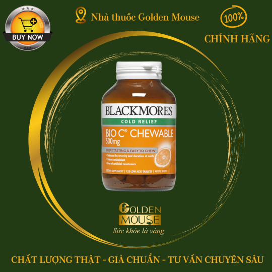 BLACKMORES BIO C CHEWABLE 500MG