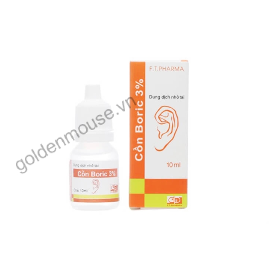 CỒN BORIC 3% F.T
