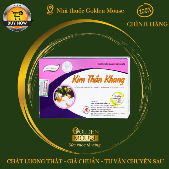Viên uống Kim Thần Khang giúp tăng cường lưu thông máu, dưỡng tâm an thần (30 viên)
