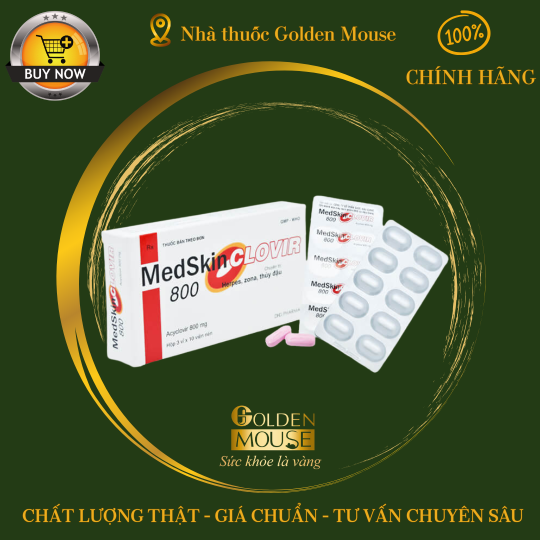 MEDSKIN CLOVIR 800MG