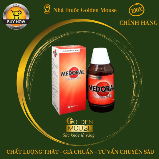 Nước súc miệng họng Medoral