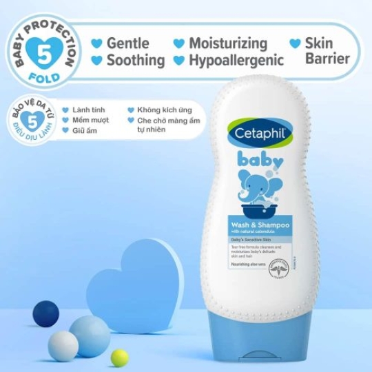 CETAPHIL BABY MOISTURISING BATH & WASH