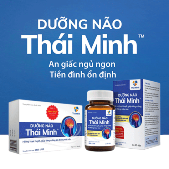 Viên uống Dưỡng Não Thái Minh hỗ trợ hoạt huyết, tăng cường lưu thông máu não (80 viên)