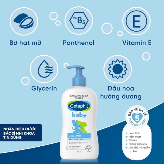 CETAPHIL BABY DAILY LOTION 400ML