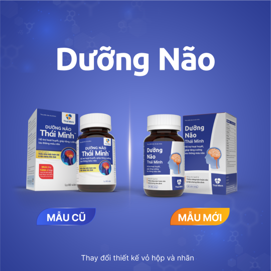Viên uống Dưỡng Não Thái Minh hỗ trợ hoạt huyết, tăng cường lưu thông máu não (80 viên)