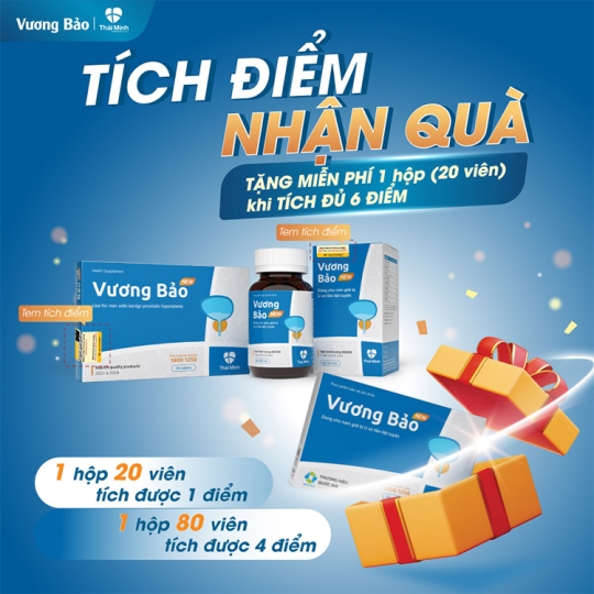 Viên uống Vương Bảo Thái Minh dùng cho nam giới bị u xơ tiền liệt tuyến (80 viên)