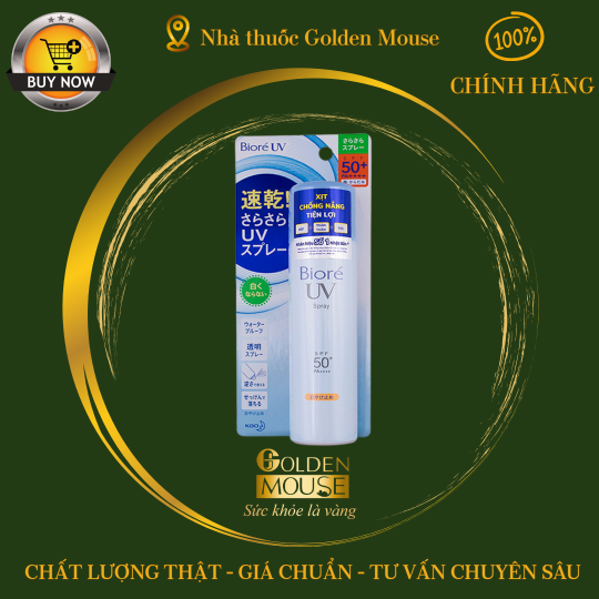 XỊT CHỐNG NẮNG BIORE SPF50+/PA++++ 75G