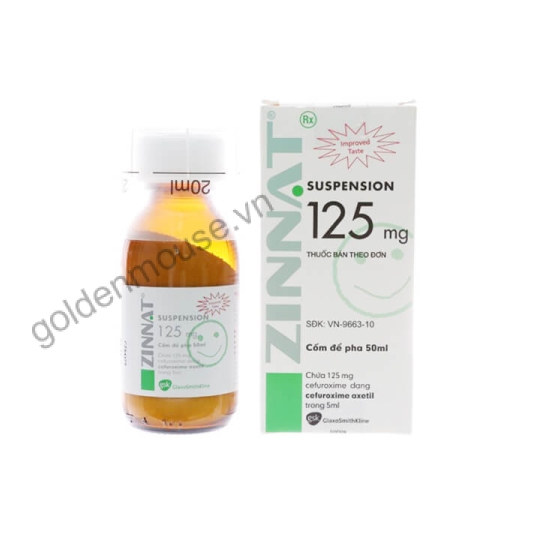 ZINNAT 125MG SUSPENSION